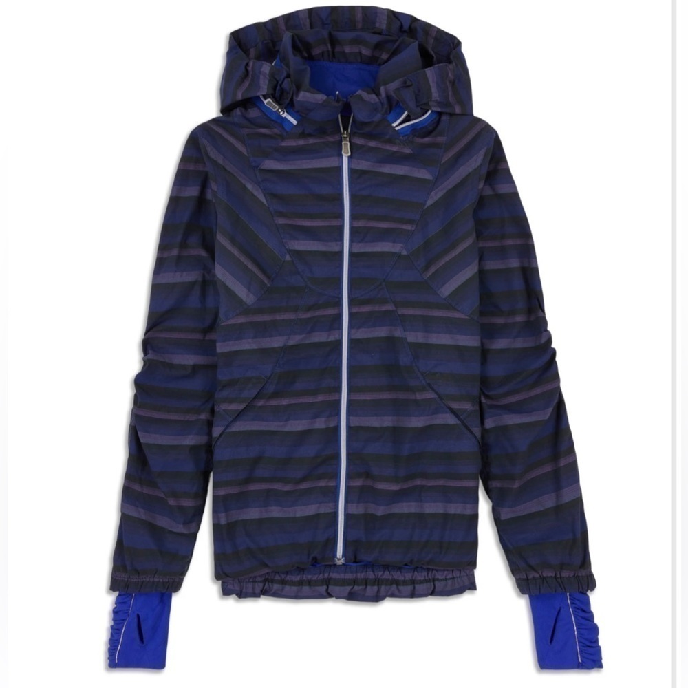Lululemon Athletica Y2K Hustle Zip Up Hooded Jacket Size 2 - Picture 3 of 8